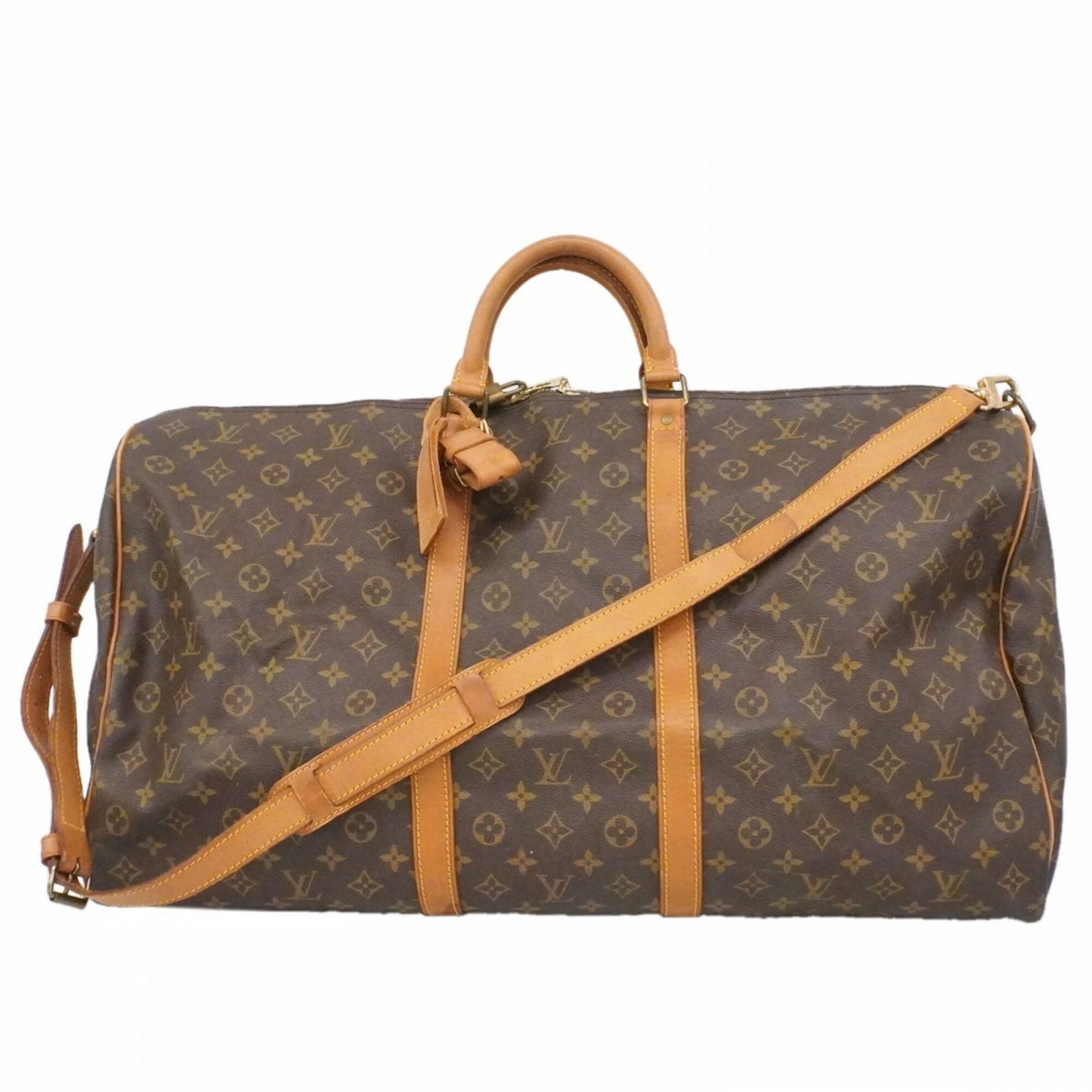 ルイ・ヴィトン(Louis Vuitton) ルイ・ヴィトン バッグ・ボストンバッグ モノグラム キーポルバンドリエール60 M41412 ブラウンメンズ レディース