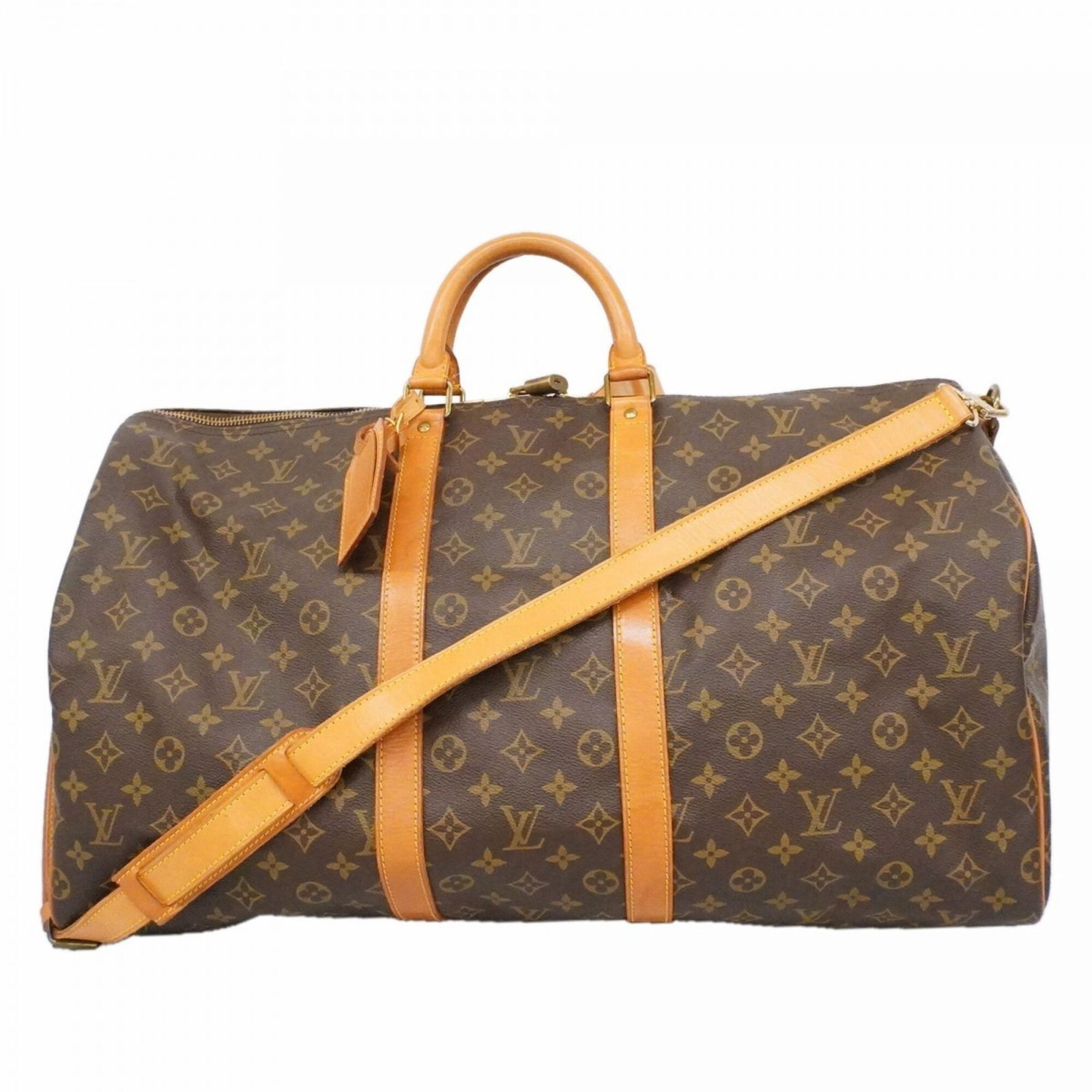 ルイ・ヴィトン(Louis Vuitton) ルイ・ヴィトン バッグ・ボストンバッグ モノグラム キーポルバンドリエール55 M41414 ブラウンメンズ レディース
