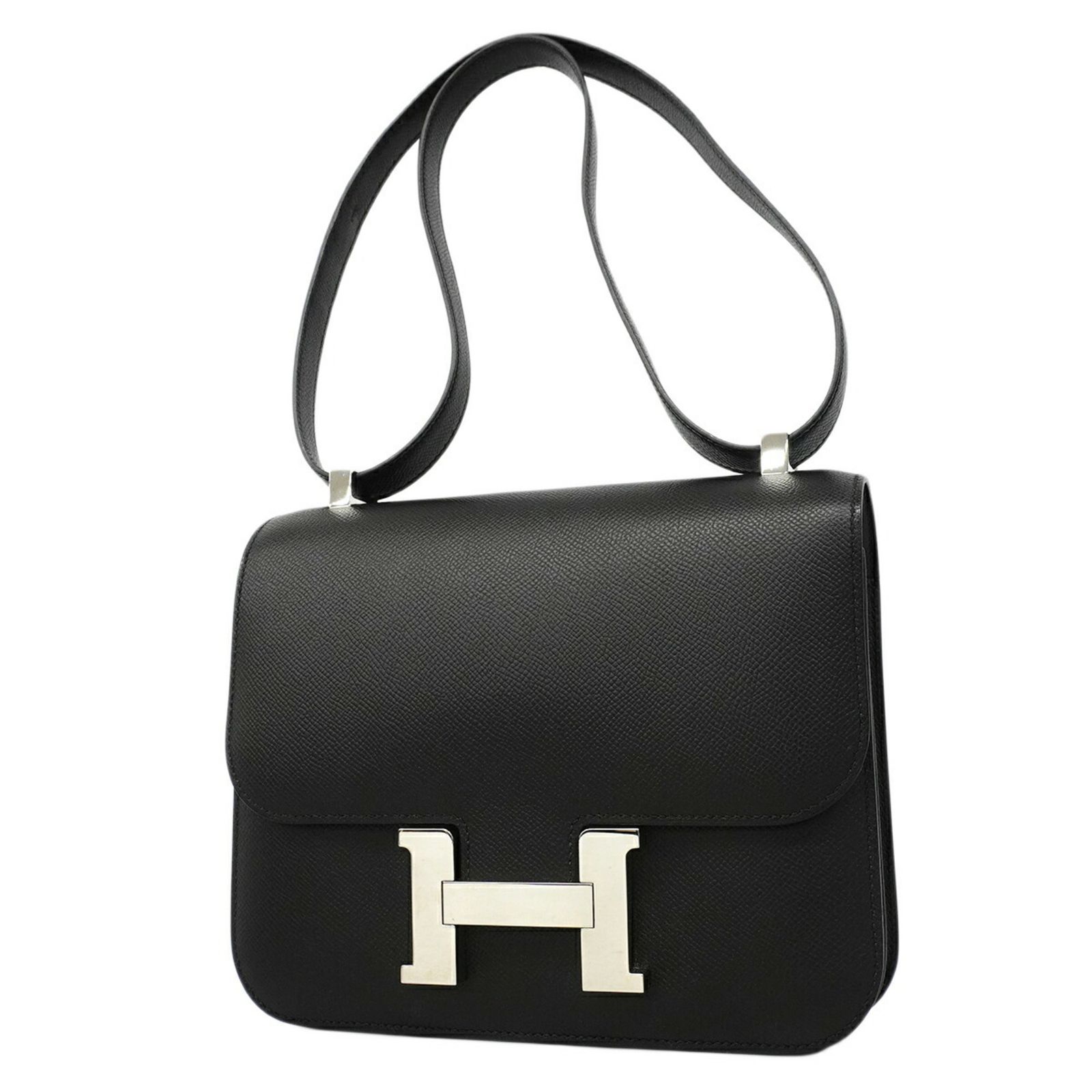 エルメス(Hermes) エルメス ショルダーバッグ コンスタンス24 ヴォーエプソン ブラック Z刻印レディース