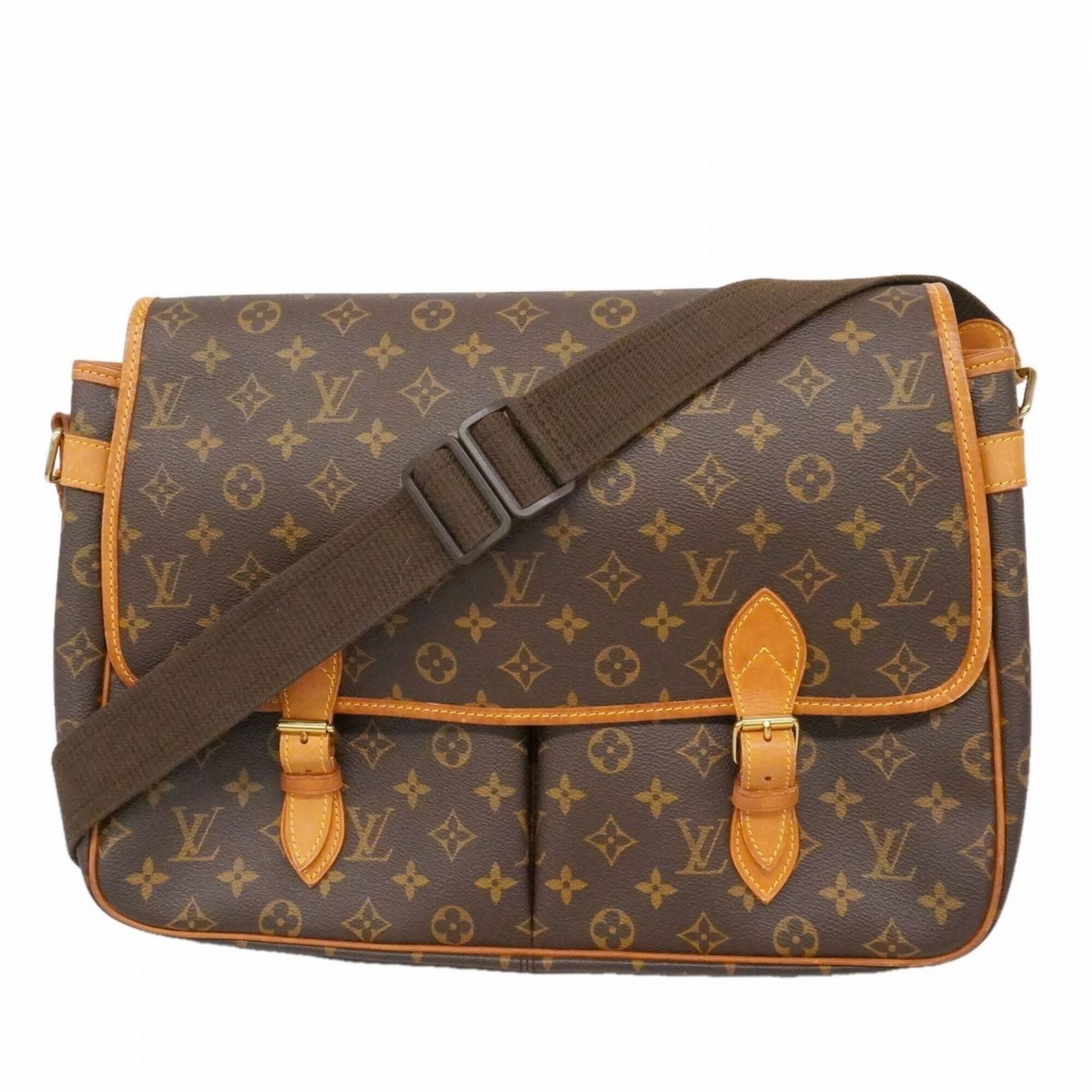 ルイ・ヴィトン(Louis Vuitton) ルイ・ヴィトン ショルダーバッグ モノグラム ジベシエールGM M42249 ブラウンレディース