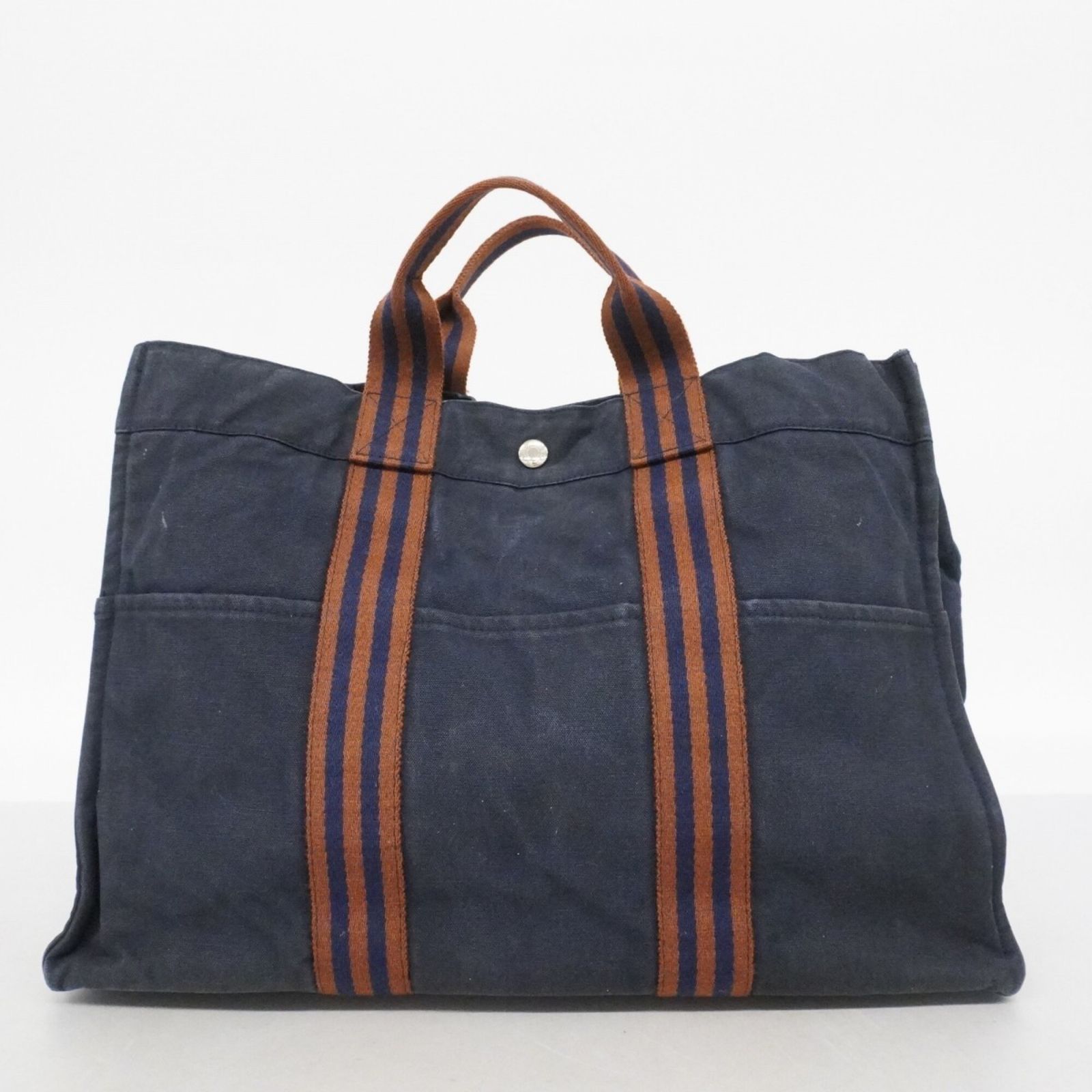 エルメス(Hermes) エルメス トートバッグ フールトゥMM キャンバス