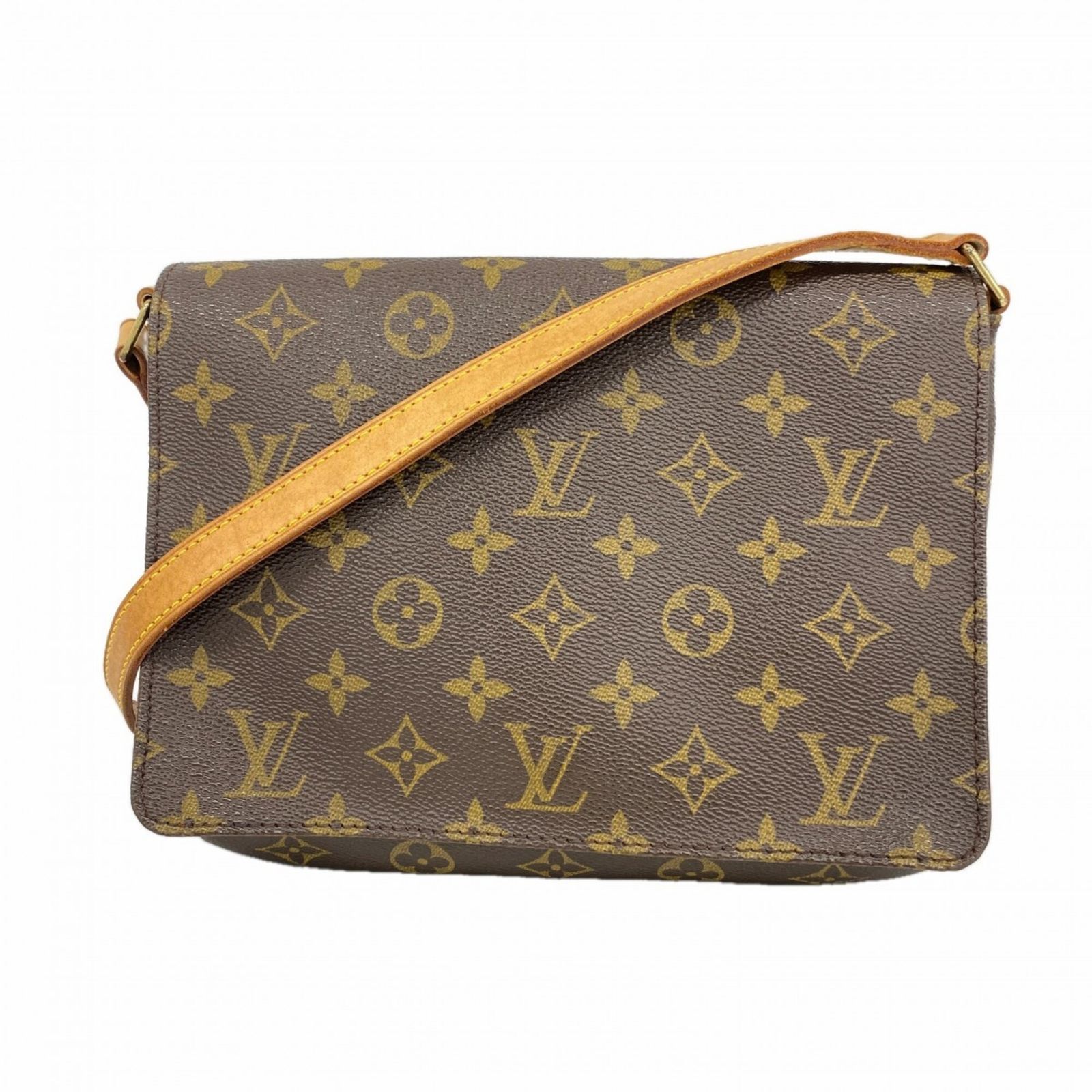 ルイ・ヴィトン(Louis Vuitton) ルイ・ヴィトン ショルダーバッグ モノグラム ミュゼットタンゴショートストラップ M51257 ブラウンレディース