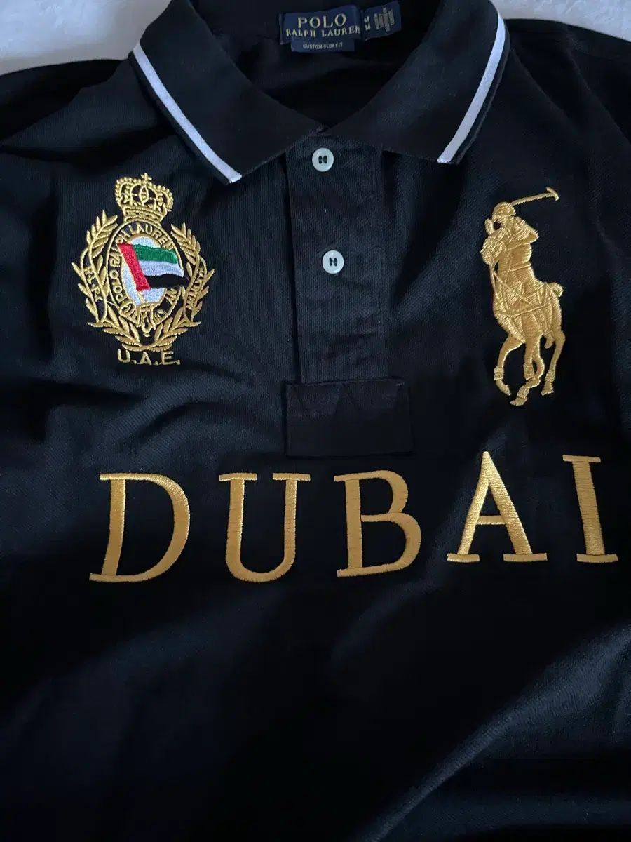 ポロラルフローレン ドバイ 半袖 カラーTシャツ ブラック チーフキーフ