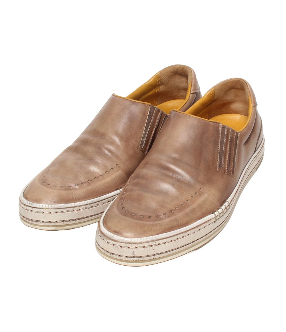 ベルルッティ レザースリッポン プレイタイム パティーヌ メンズ SIZE 8 Berluti
