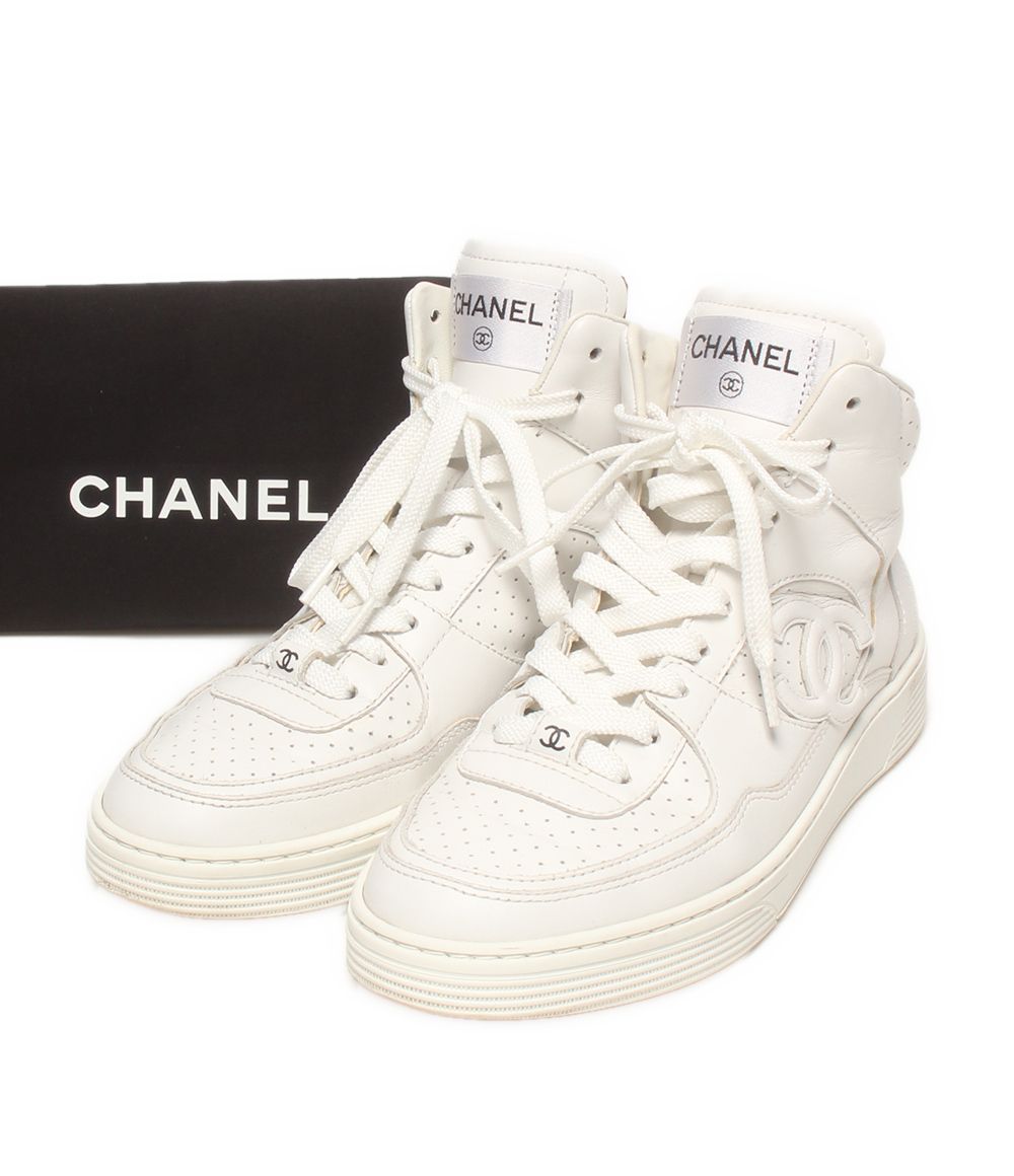 シャネル ハイカットスニーカー G45080 レディース SIZE 37 CHANEL