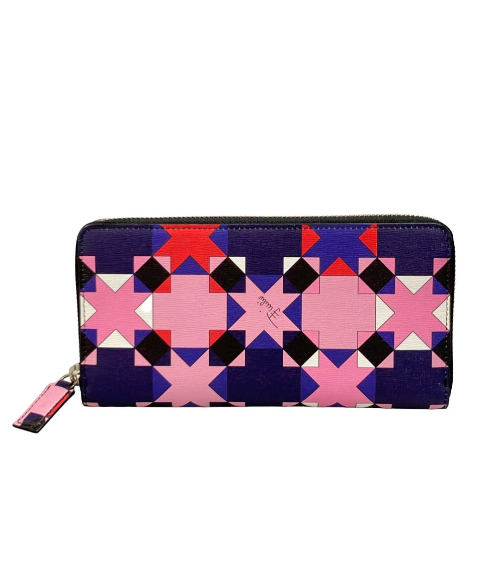 エミリオ・プッチ ラウンドファスナー長財布 レディース Emilio Pucci