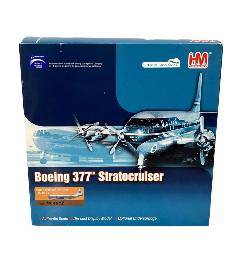 ホビーマスター 1/200 HL4012 ボーイング377ストラトクルーザー（パンアメリカン航空仕様) ダイキャストモデル 模型