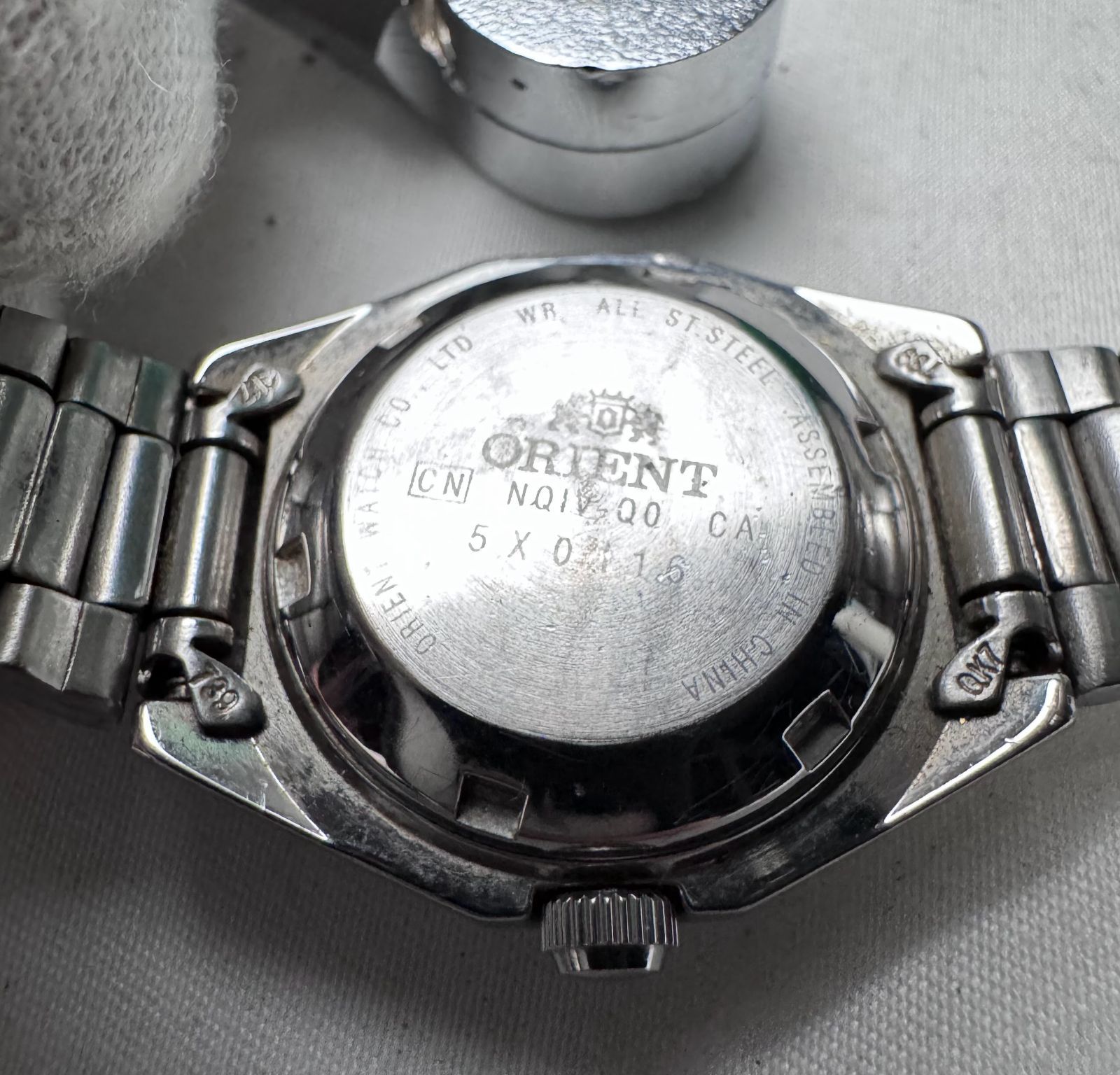 稼働品 ORIENT オリエント Crystal クリスタル スリースター 自動巻き