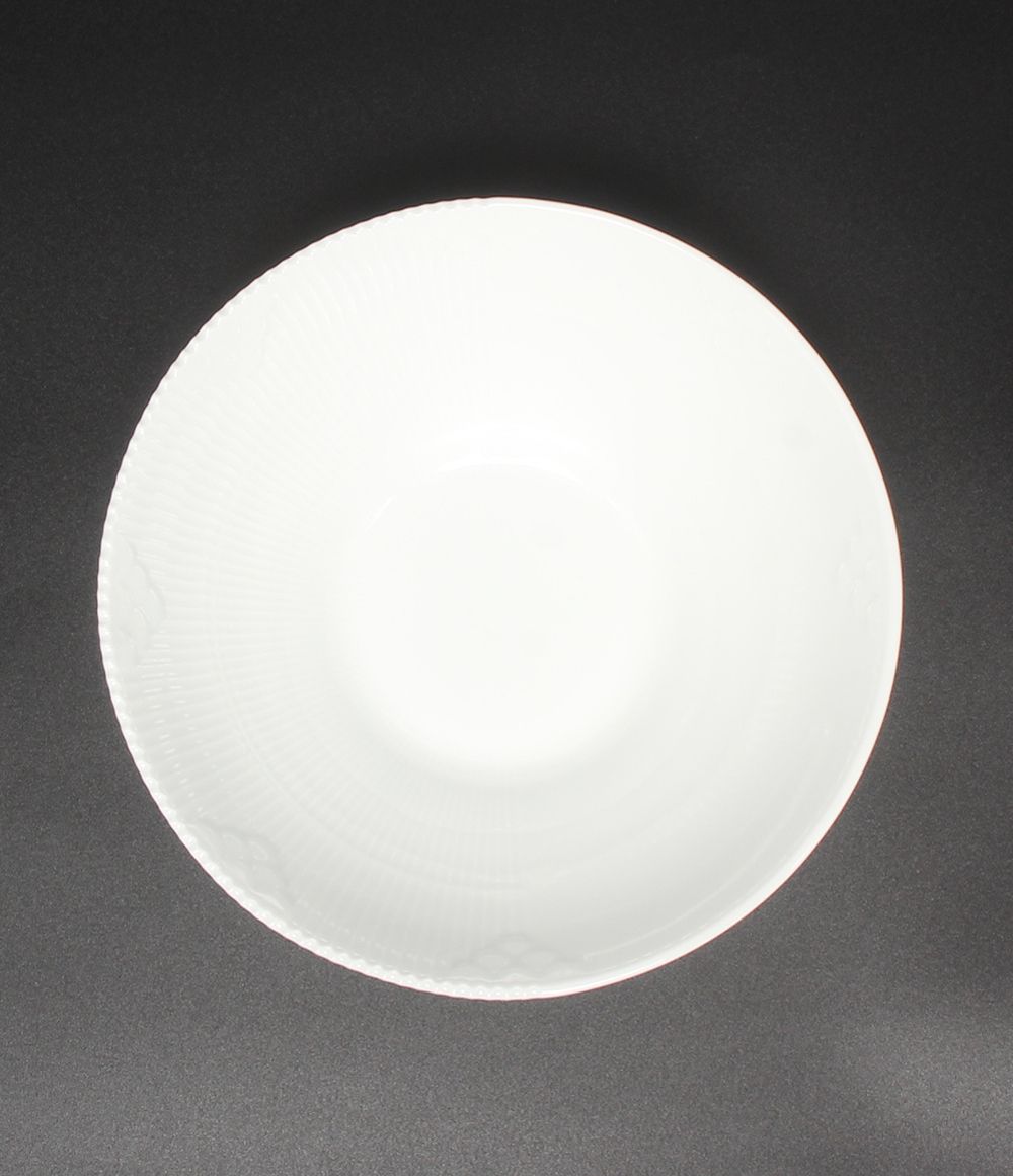 美品 ロイヤルコペンハーゲン ボウル 皿 18cm ホワイトエレメンツ