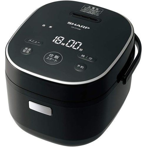 シャープ 炊飯器 KS-CF05B-B 3合 一人暮らし マイコン パン調理機能 ブラック