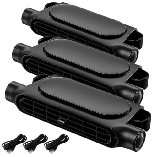 Anfurt 車用シートファン 扇風機 2色 ブラック ホワイト USB ヘッドレスト コンパクト 3段階風量調節 車載 送風機 シートクーラー 背中 首もと 涼しい 空調 暑さ対策 ベビーシート カー用品 車載シートファン 取り付け簡単 蒸れる 汗 快適as