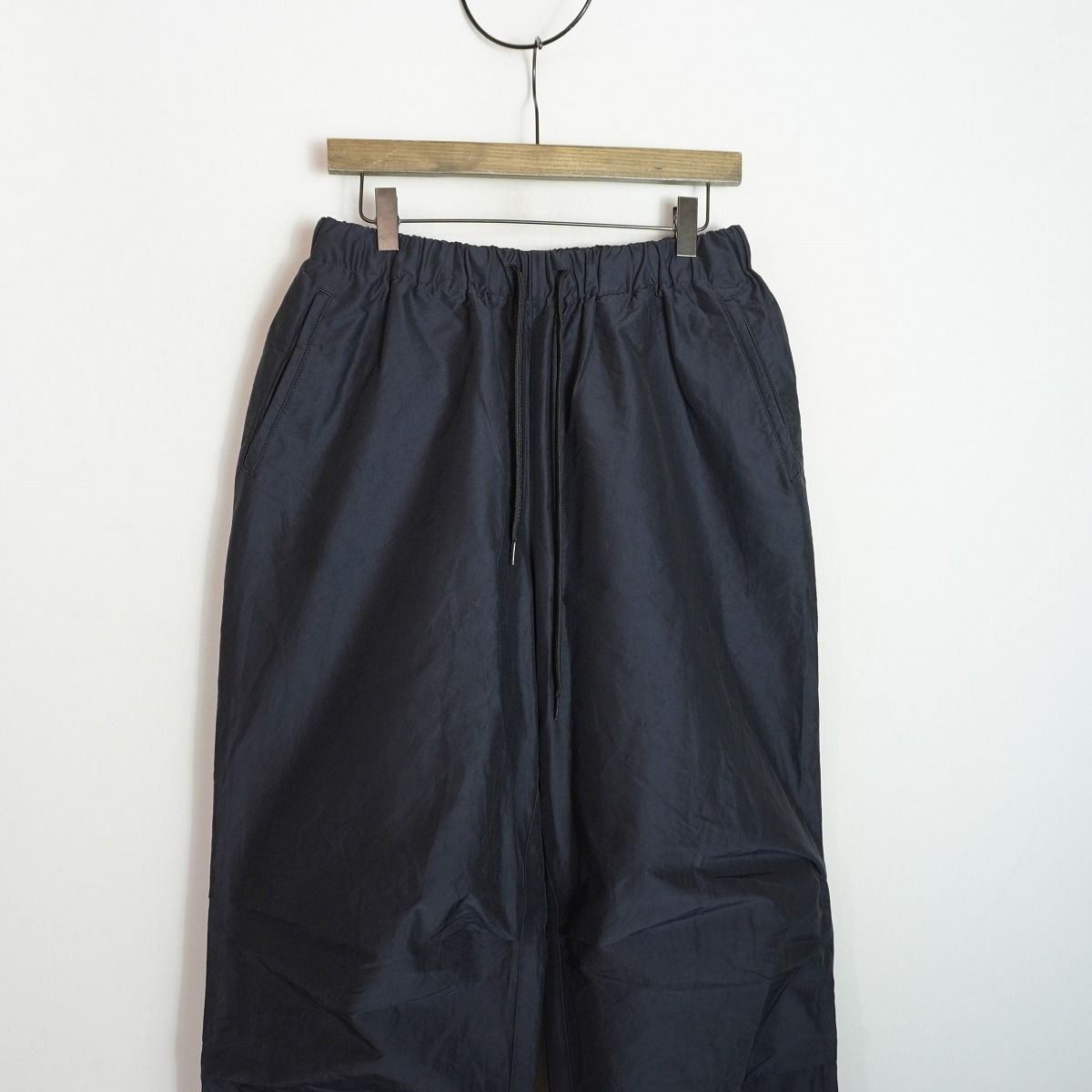 美品 marka マーカ KNEE TUCK PANTS ORGANIC COTTON x SILK コットン