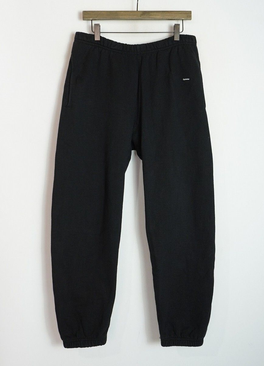 国内正規 定番 21SS Supreme シュプリーム Small Box Sweat pant シュプリーム スモール ボックス ロゴ スウェット パンツ 黒 S 3717Q♪