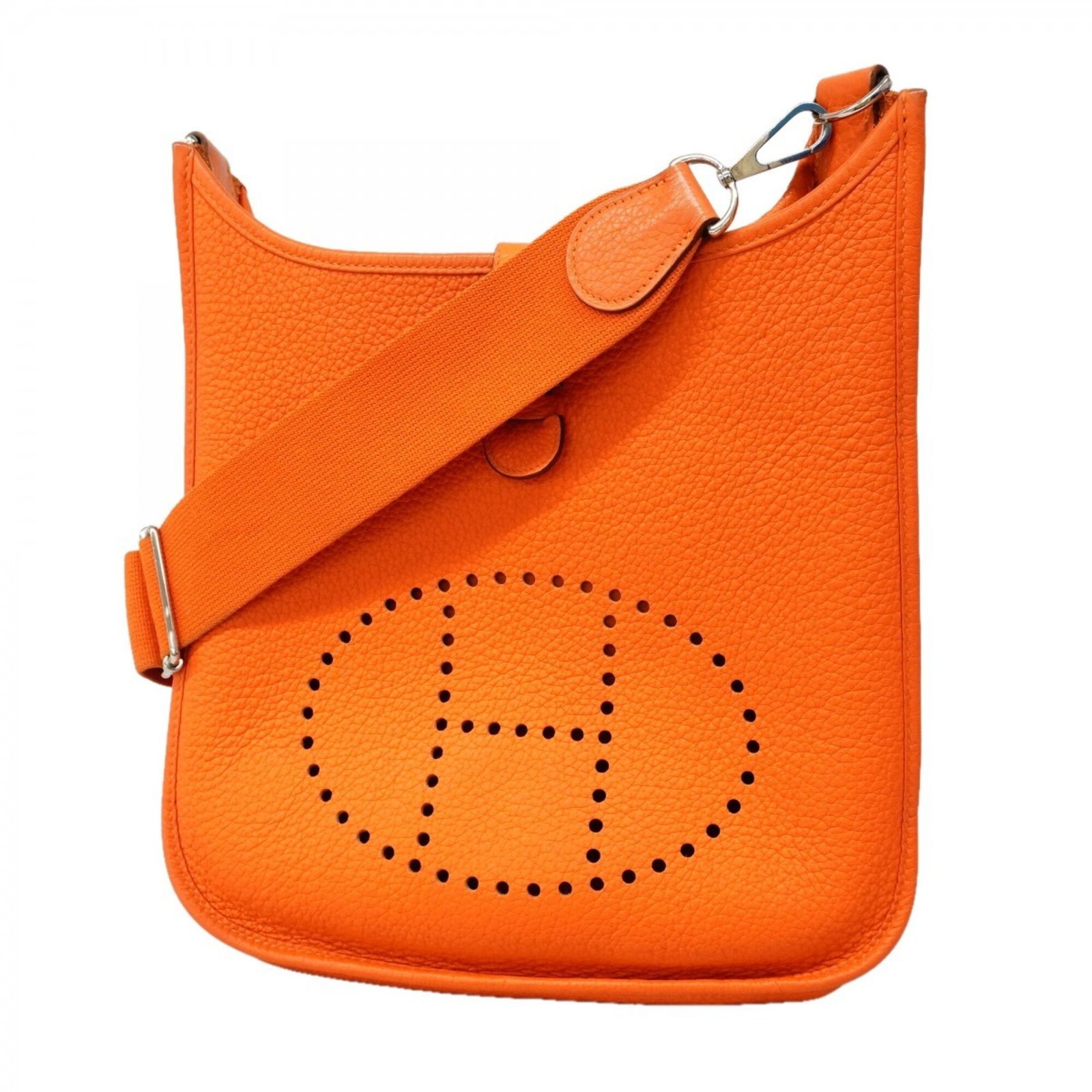 エルメス(Hermes) エルメス ショルダーバッグ エブリン3PM トリヨンクレマンス オレンジ □L刻印レディース