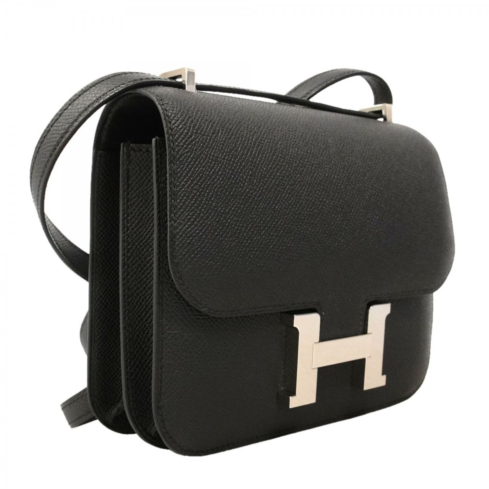 エルメス(Hermes) エルメス ショルダーバッグ コンスタンスミニ ヴォーエプソン ブラック G刻印レディース