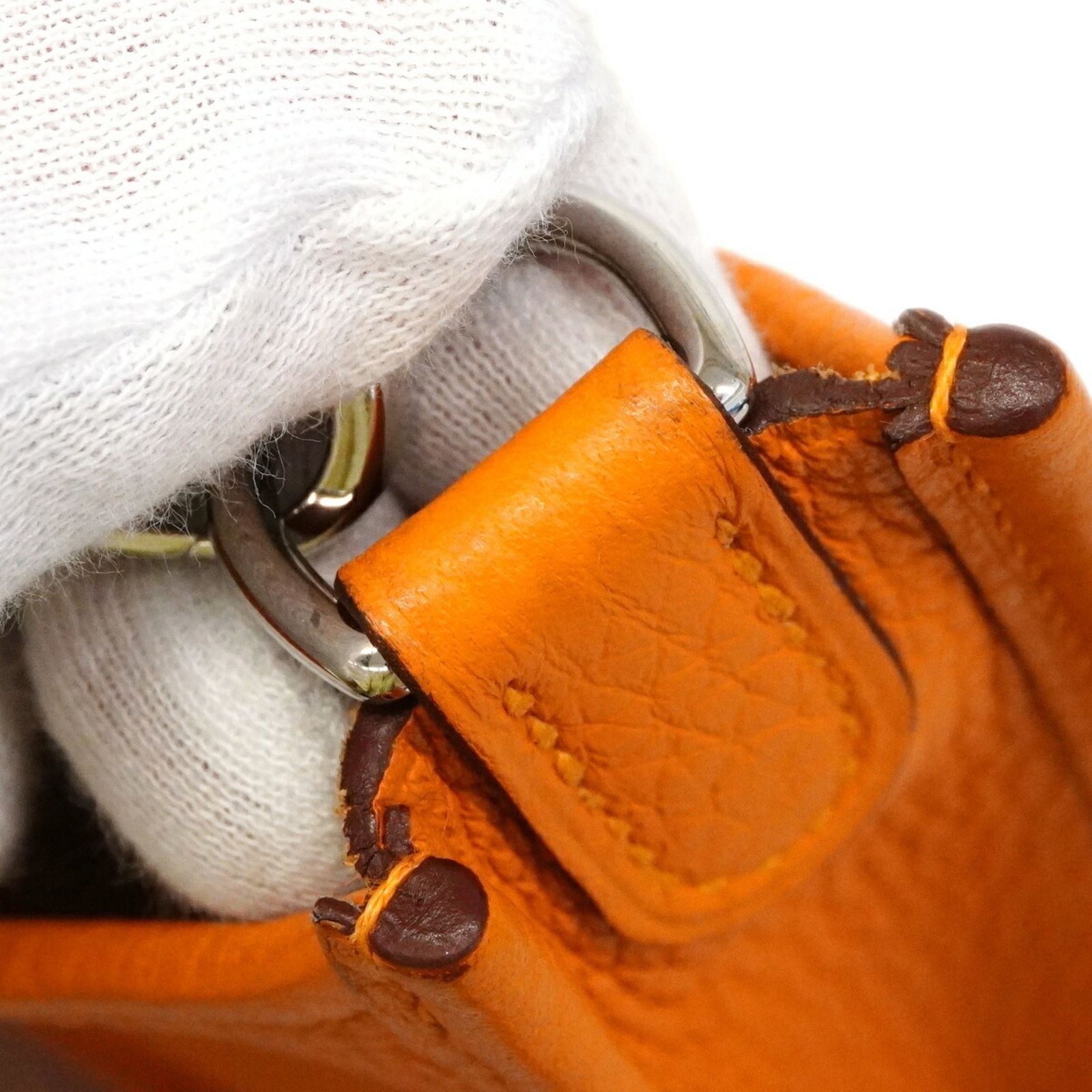 エルメス(Hermes) エルメス ショルダーバッグ エヴリンTPM トリヨンクレマンス オレンジ C刻印レディース