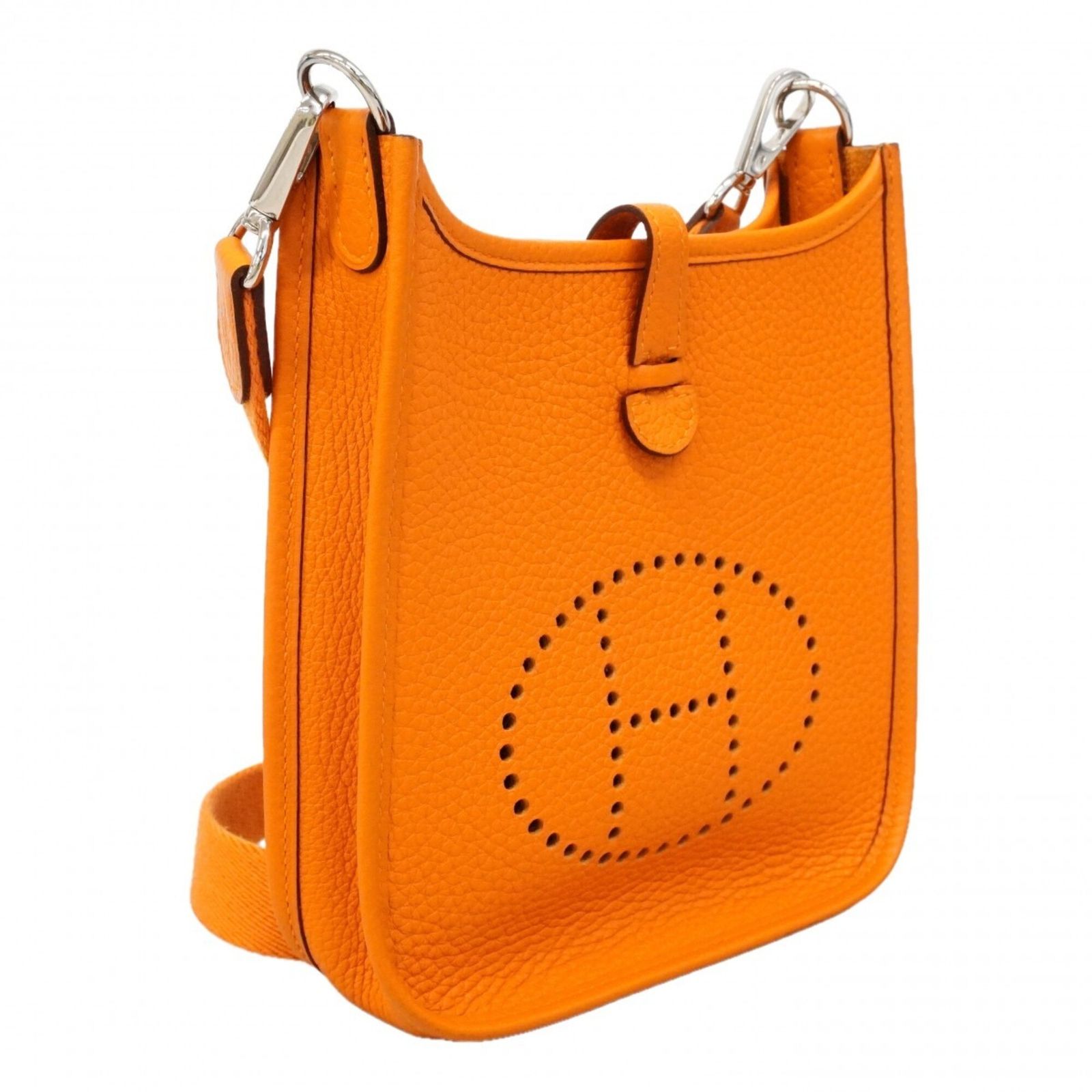 エルメス(Hermes) エルメス ショルダーバッグ エヴリンTPM トリヨンクレマンス オレンジ C刻印レディース