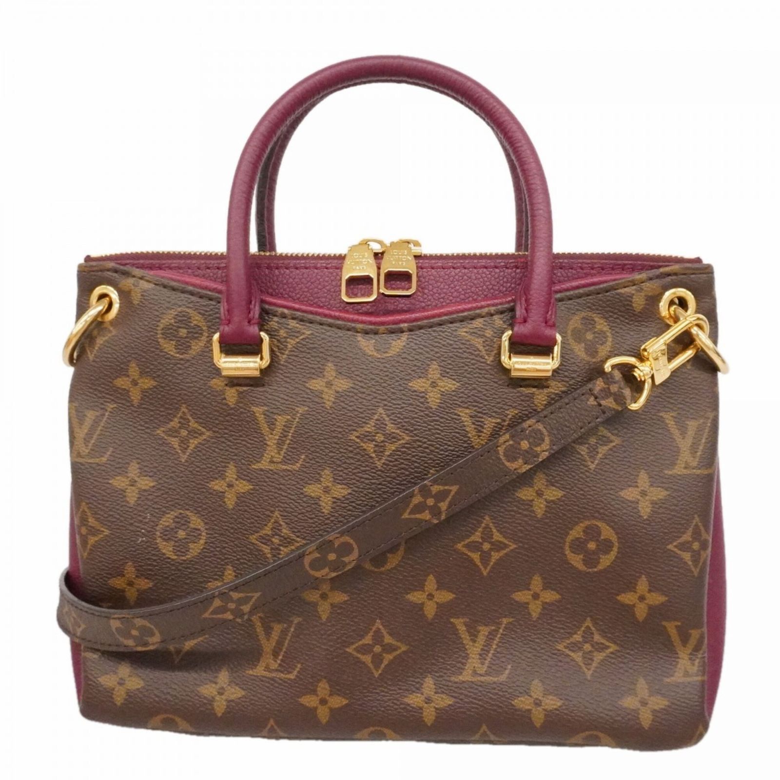 ルイ・ヴィトン(Louis Vuitton) ルイ・ヴィトン ハンドバッグ モノグラム パラスBB M42961 ブラウン レザン 2wayバッグレディース