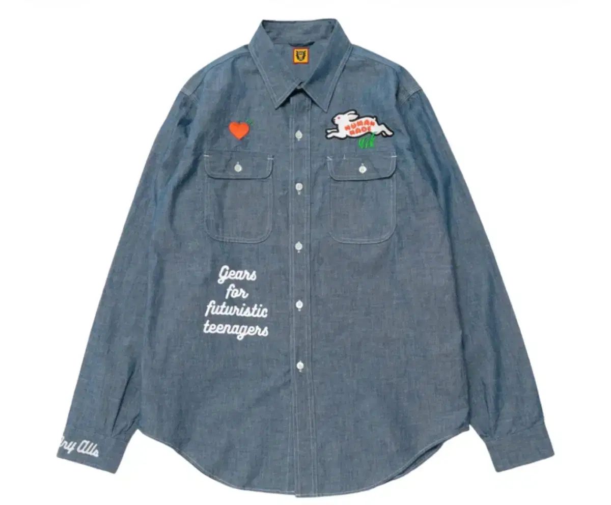 特集(L) HUMAN MADE(ヒューマンメイド) シャンブレー シャツその他の