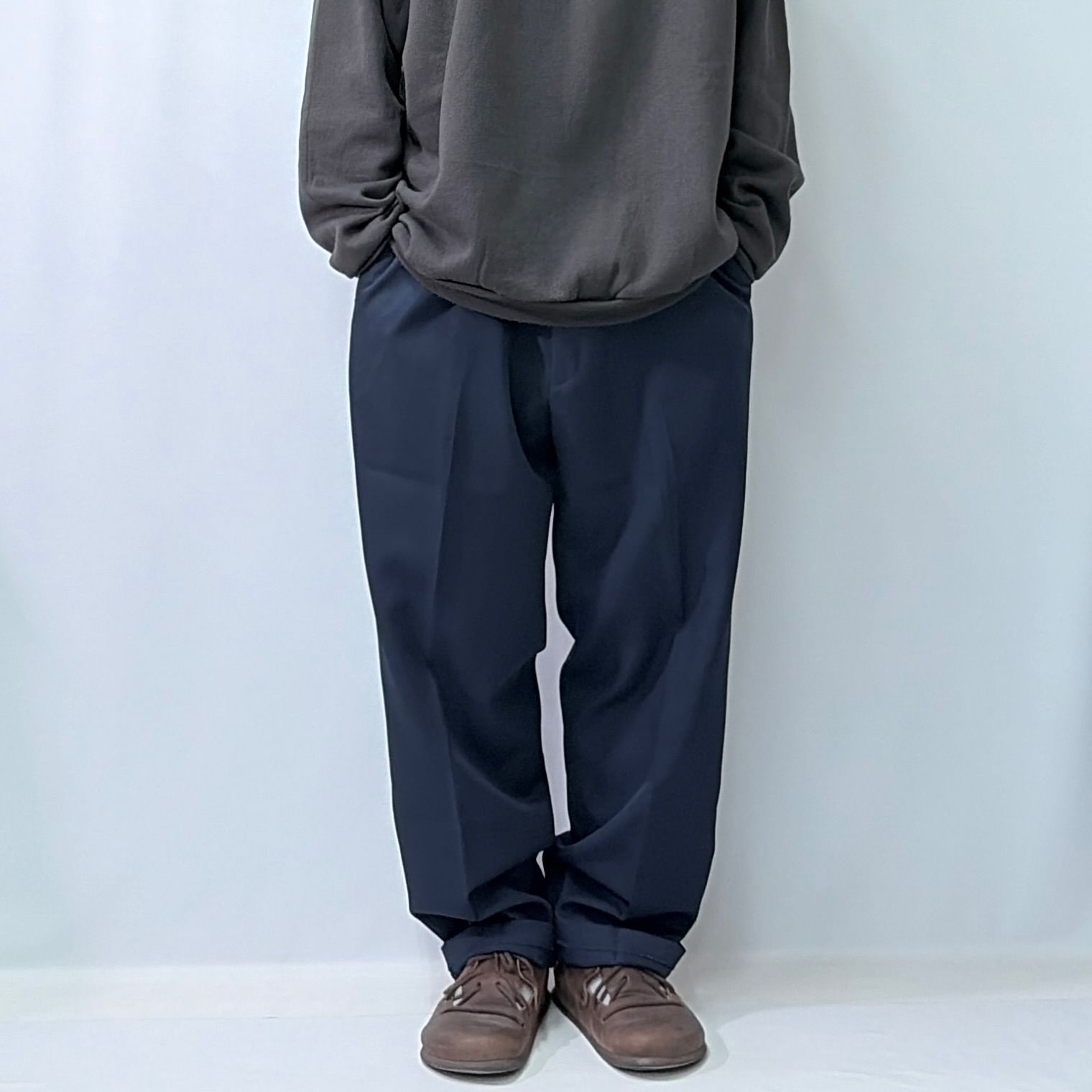 00s LEVIS リーバイス アクションスラックス パンツ ネイビー 紺 W38