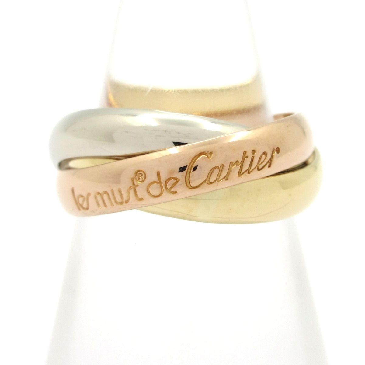 Cartier(カルティエ) 3連リング 50美品 トリニティ K18スリーカラー