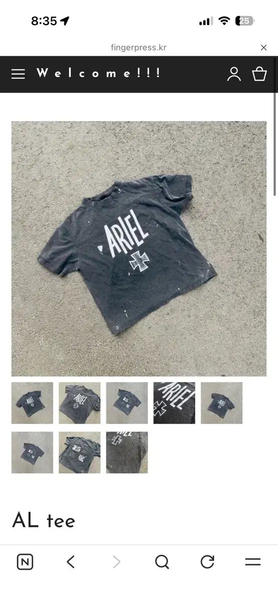 フィンガープレス DONUT REVENGE AL tee 出品