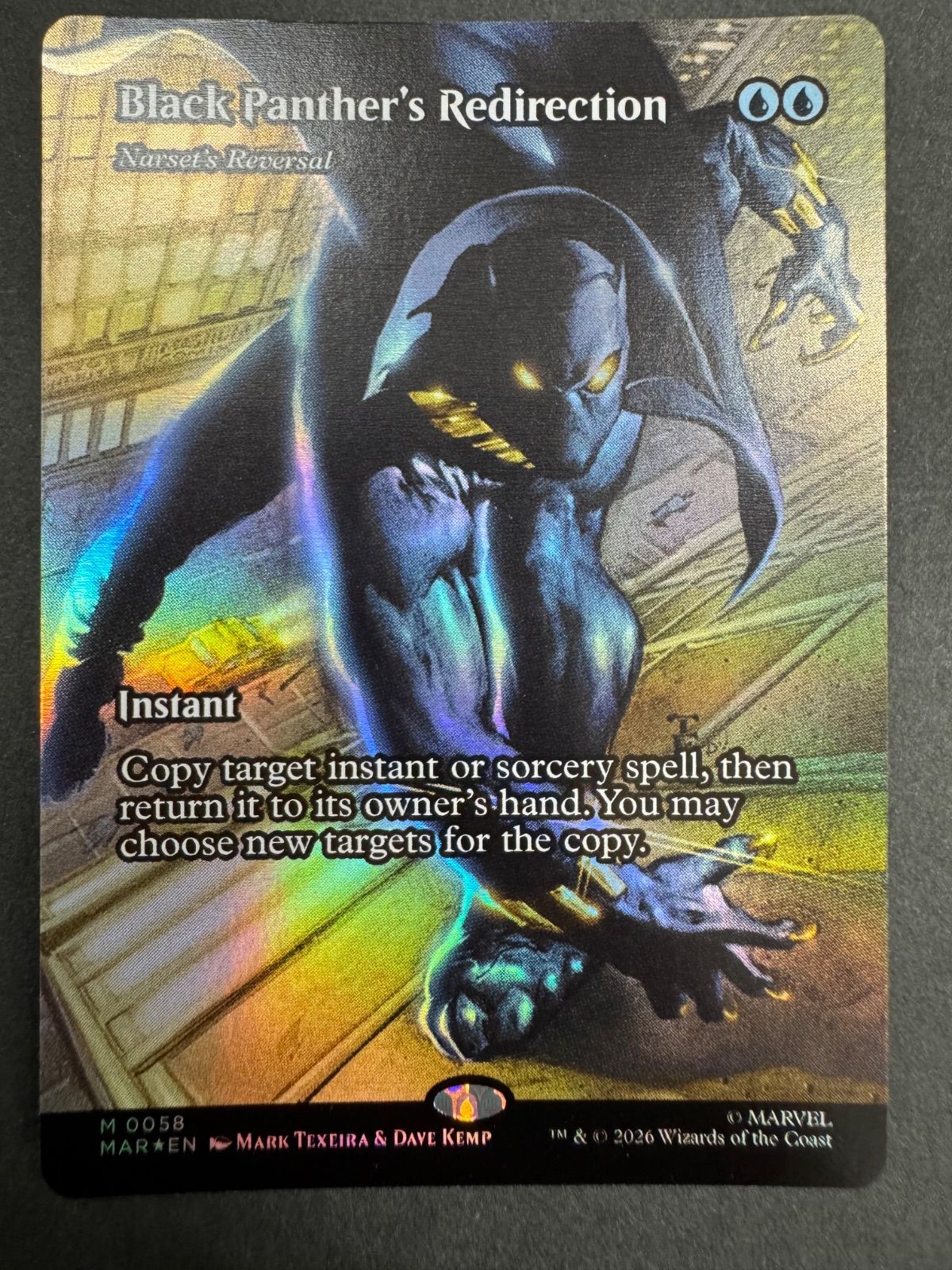 MTG ブラック・パンサーの方向転換 ナーセットの逆転 英語 foil