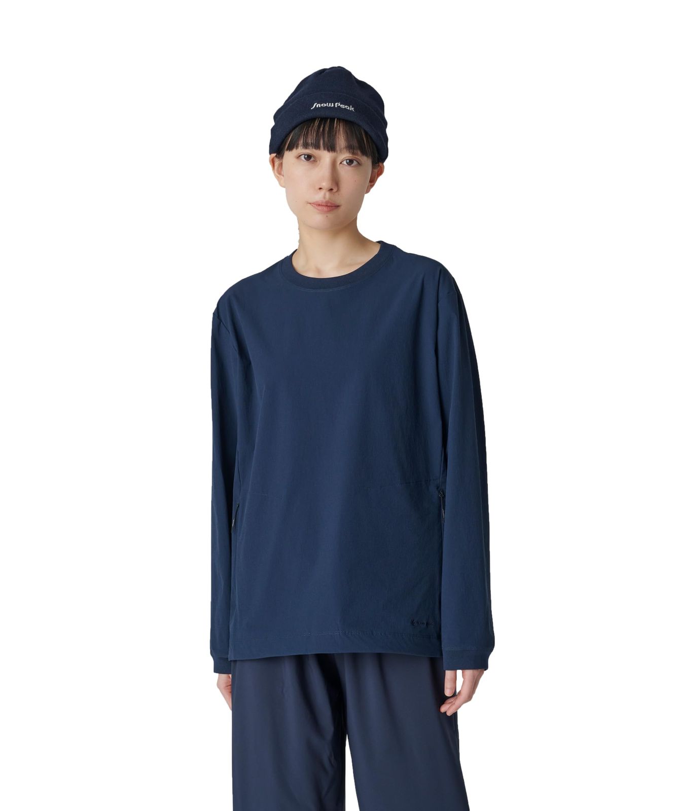 新品 [スノーピーク] ジャケットActive Comfort Pullover size LNAVYJK-25SU007フェス キャンプ アウトドア