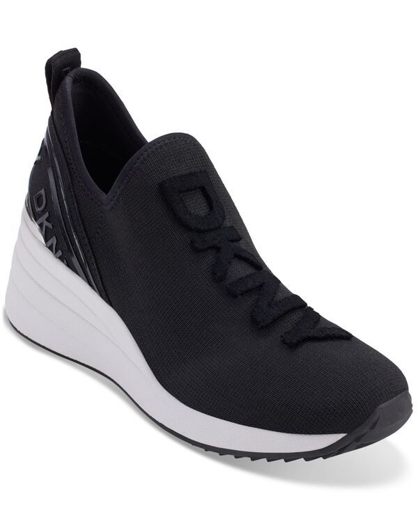 ダナ キャラン ニューヨーク レディース シューズ スニーカー DKNY Womens Keeva Wedge Sneakers Black ブラック