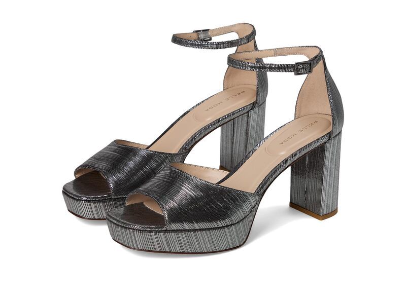 ペレモーダ レディース シューズ ヒール サンダル Pelle Moda Pearly 2 Sandals Pewter ピューター