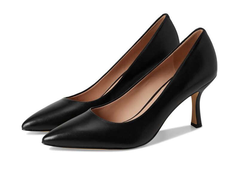 コールハーン レディース シューズ ヒール Cole Haan Vivica Pointed Toe Pumps Black Leather ブラック