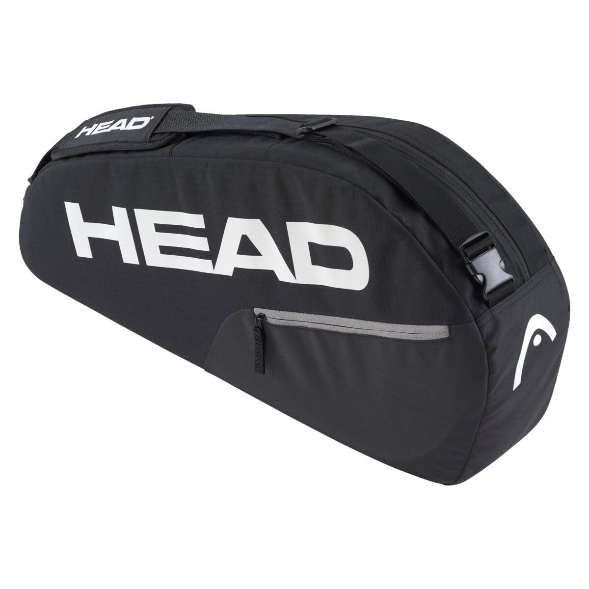 新品 HEADベースラケットバッグS テニスバッグ(16L) - 最大3本のラケットを収納可能 補強構造 調節可能なショルダーストラップ、フロントジッパーポケット、軽量ラケット用具バッグ