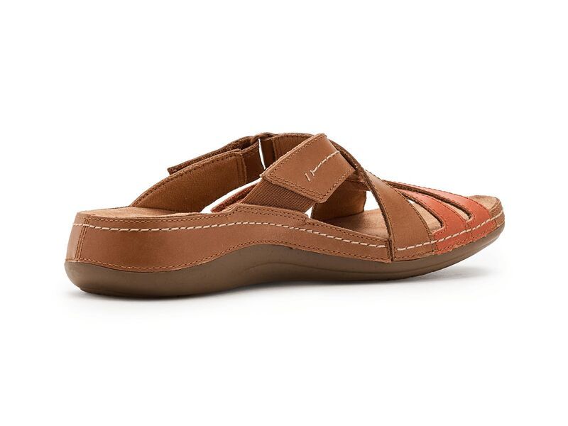 クラークス レディース シューズ サンダル Clarks Cecily Slide Tan Combi Leath タン