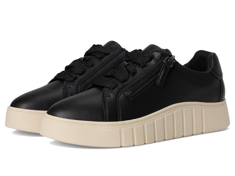 クラークス レディース シューズ スニーカー Clarks Mykah Joy Black Leather ブラック
