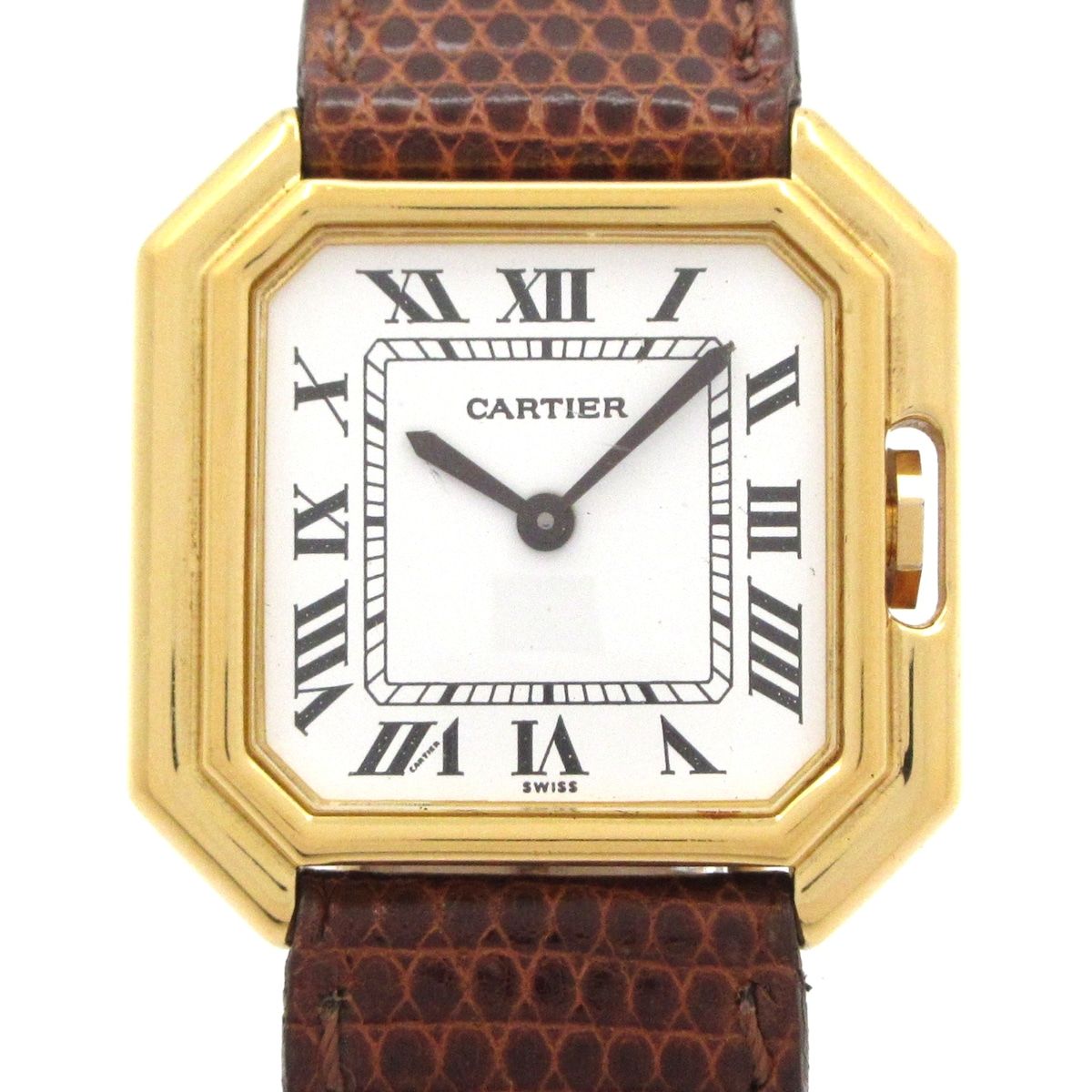 Cartier(カルティエ) 腕時計 サンチュールLM レディース 社外ベルト/925 白