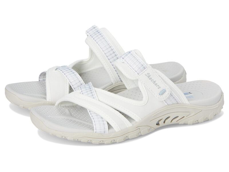 スケッチャーズ レディース シューズ サンダル SKECHERS Reggae ColorFull White ホワイト