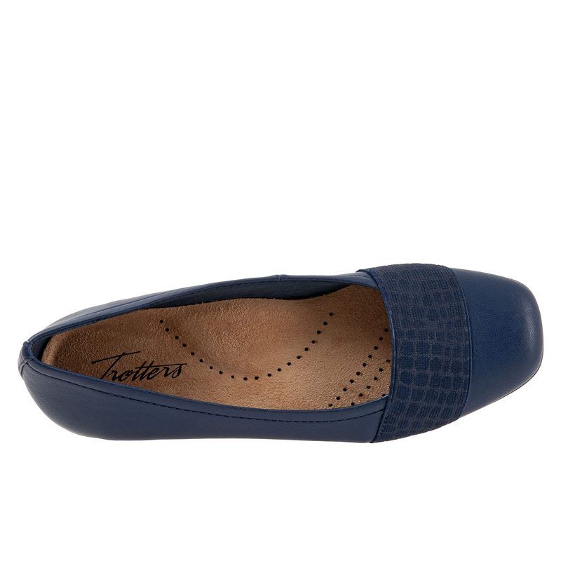 トロッターズ レディース シューズ サンダル Trotters Samantha Navy VegCroco ネイビー トロッターズ レディース シューズ サンダル Trotters Samantha Navy VegCroco ネイビー