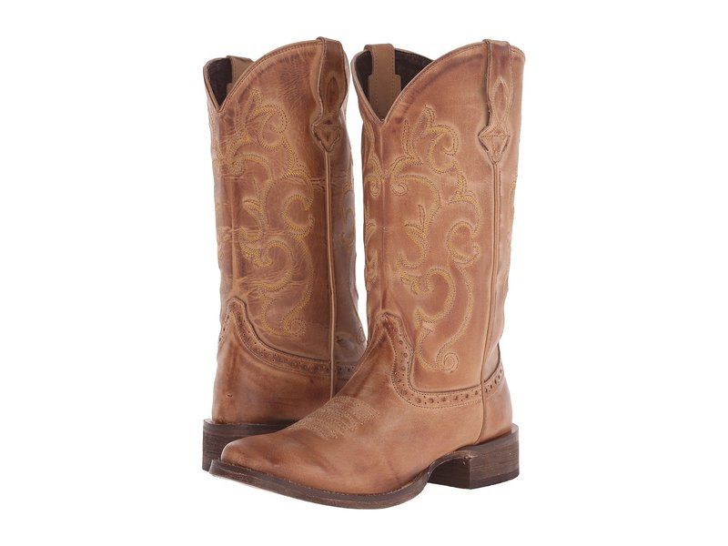 ローパー レディース シューズ ブーツ・レインブーツ Roper Classic Cowgirl Tan タン