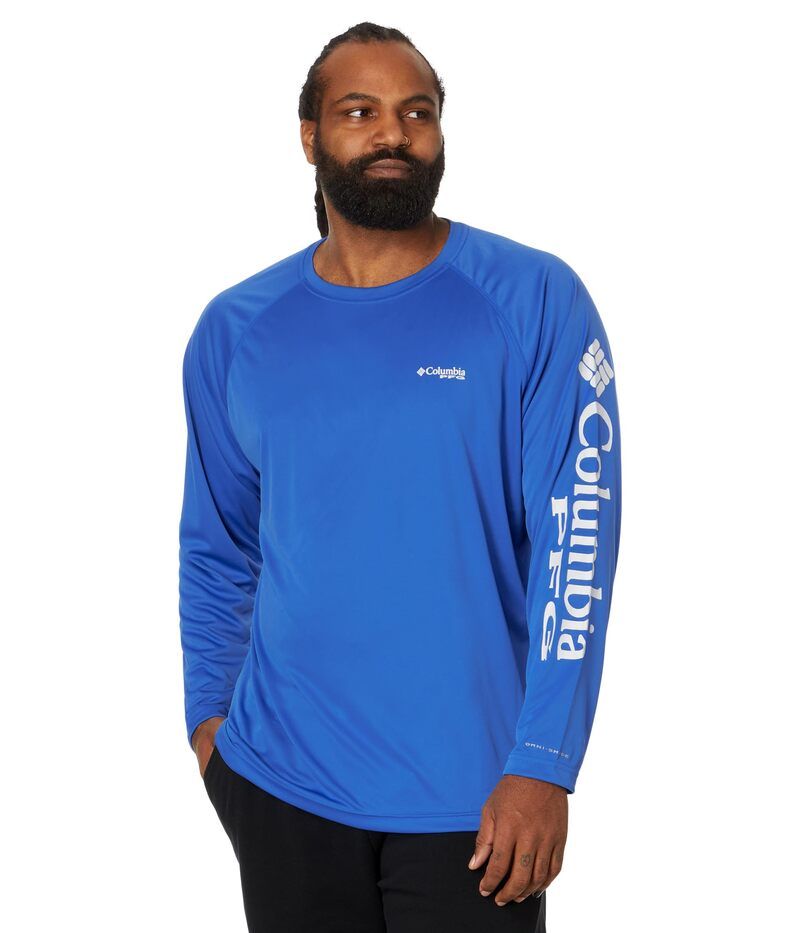 コロンビア メンズ トップス シャツ トール Columbia Big Tall Terminal Tackle LShirt Vivid BlueCool ブルー