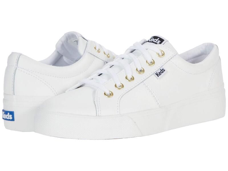 ケッズ レディース シューズ スニーカー レース Keds Jump Kick Duo Lace Up WhiteGold ホワイト