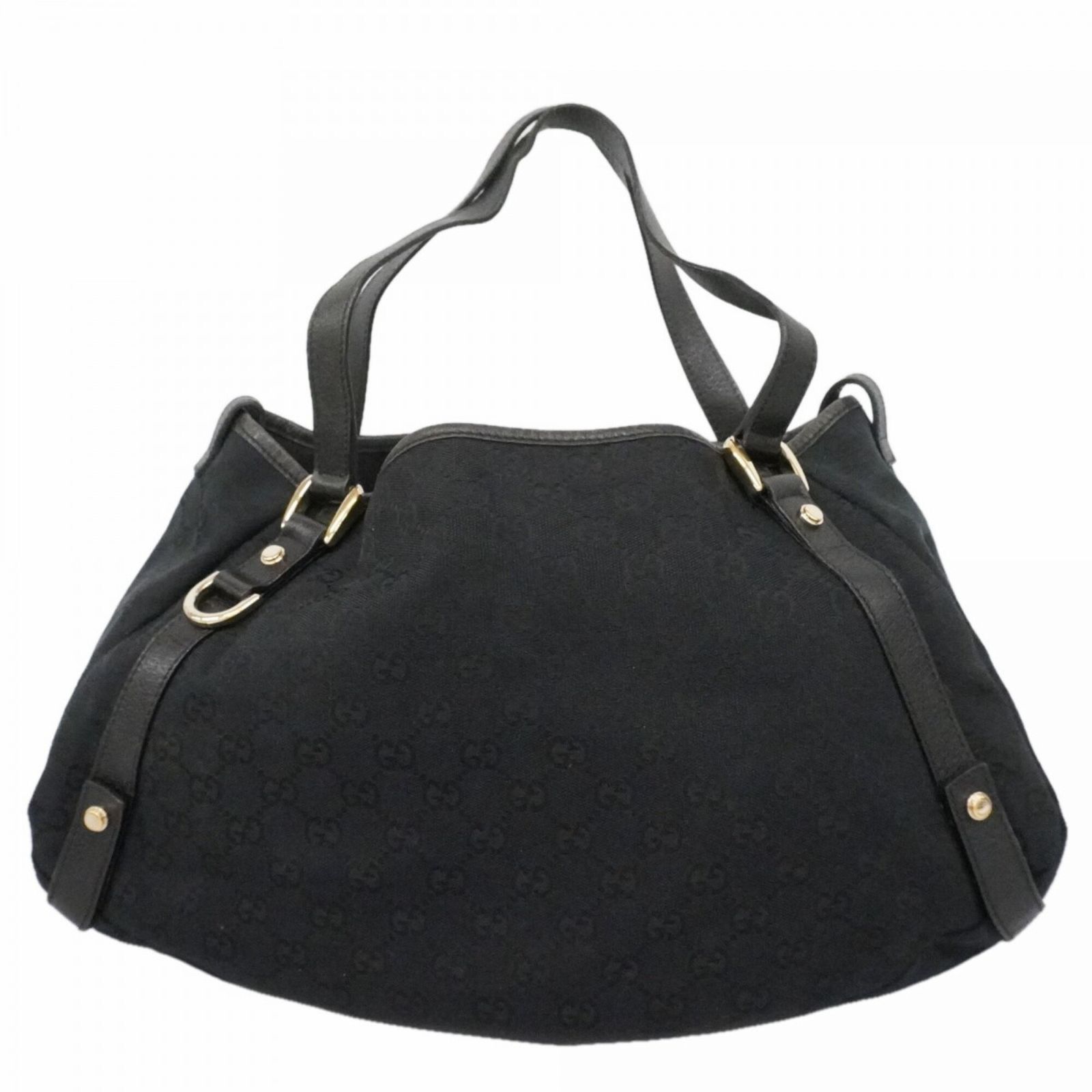 グッチ(Gucci) グッチ トートバッグ GGキャンバス 130736 キャンバス ブラック レディース
