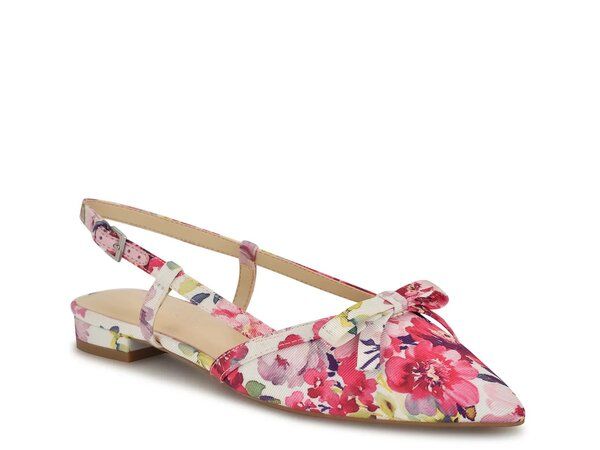 ナインウェスト レディース シューズ パンプス Nine West Lanela Flat PinkMulticolor Floral Print ピンク