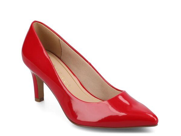 ジャーニー レディース シューズ パンプス Journee Scylee Pump Red Patent レッド