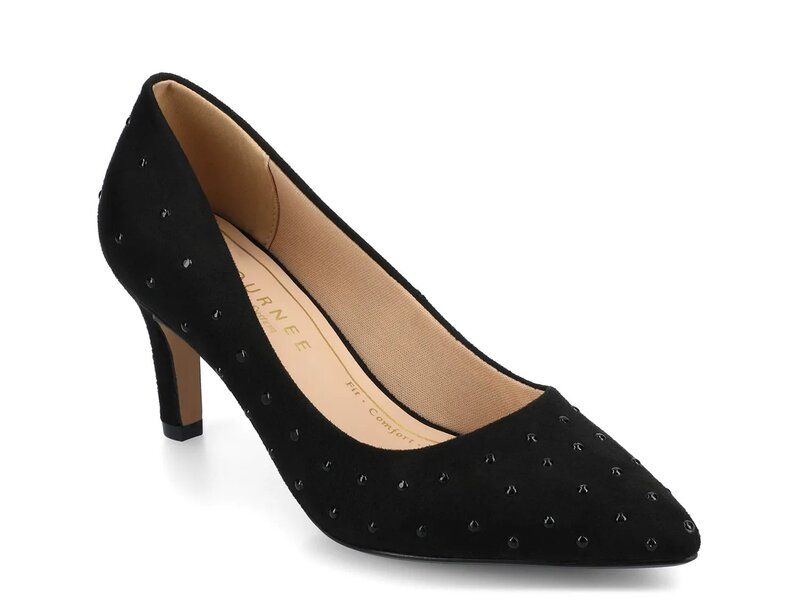 ジャーニー レディース シューズ パンプス Journee Scylee Pump Black Beaded ブラック