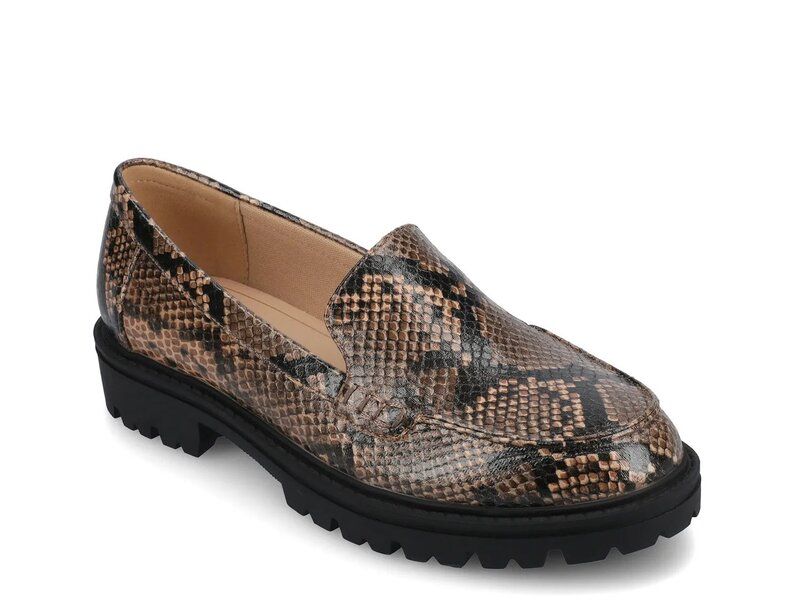 ジャーニー レディース シューズ スリッポン・ローファー Journee Erika Loafer Dark Brown ブラウン