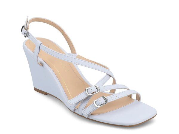 ジャーニー レディース シューズ サンダル Journee Clinne Wedge Sandal Blue ブルー
