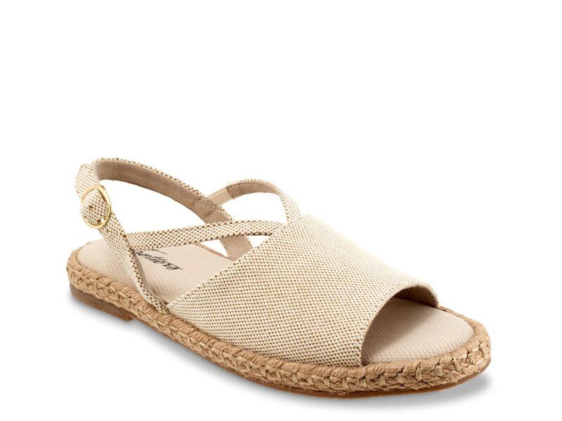 トロッターズ レディース シューズ サンダル Trotters Pepper Sandal Ivory Fabric アイボリー