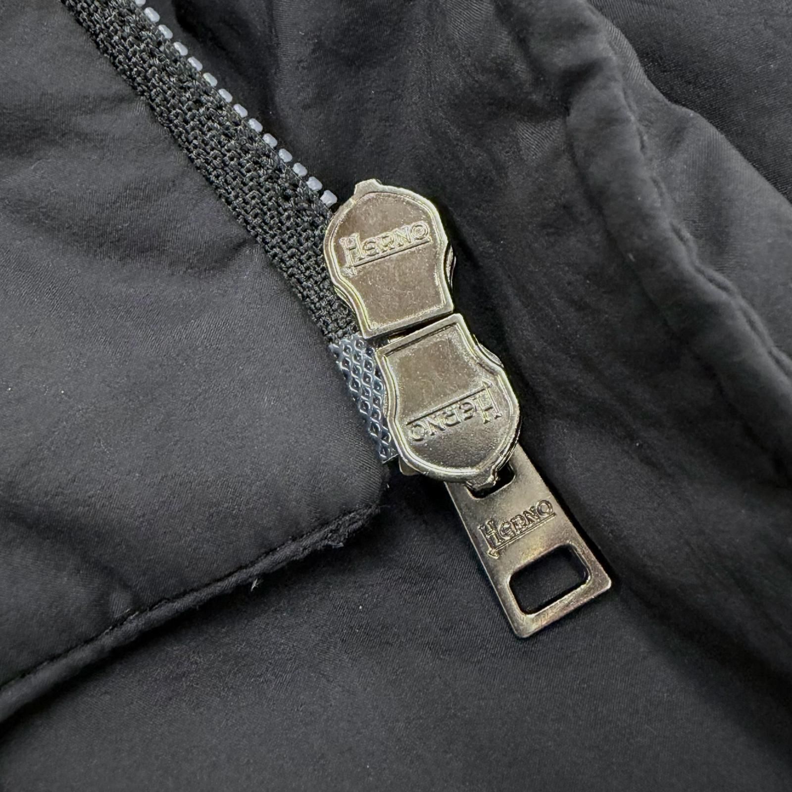 美品▽Herno ヘルノ PI008ULE LEGEND ロゴ入りボタン レイヤード
