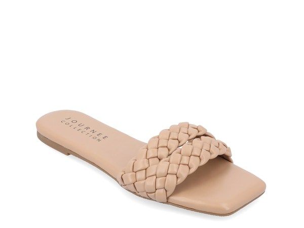 ジュルネ コレクション レディース シューズ サンダル Journee Collection Sawyerr Sandal Taupe トープ