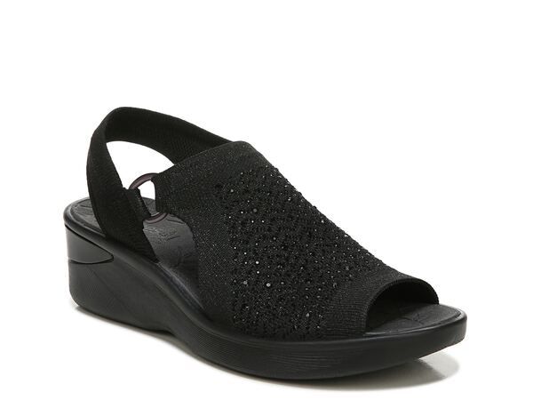 ビジーズ レディース シューズ サンダル BZees Star Bright Wedge Sandal Black ブラック